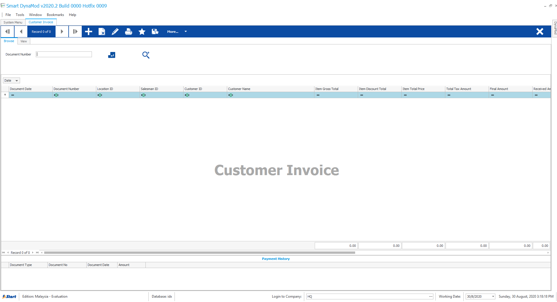 Standalone Standard (DynaMod Inventory Standard + TouchSeries) | IDX